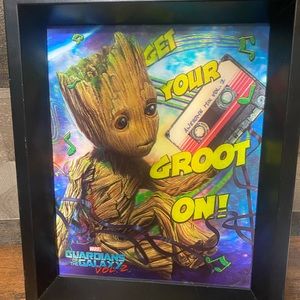 Holographic Baby Groot Wall Decor